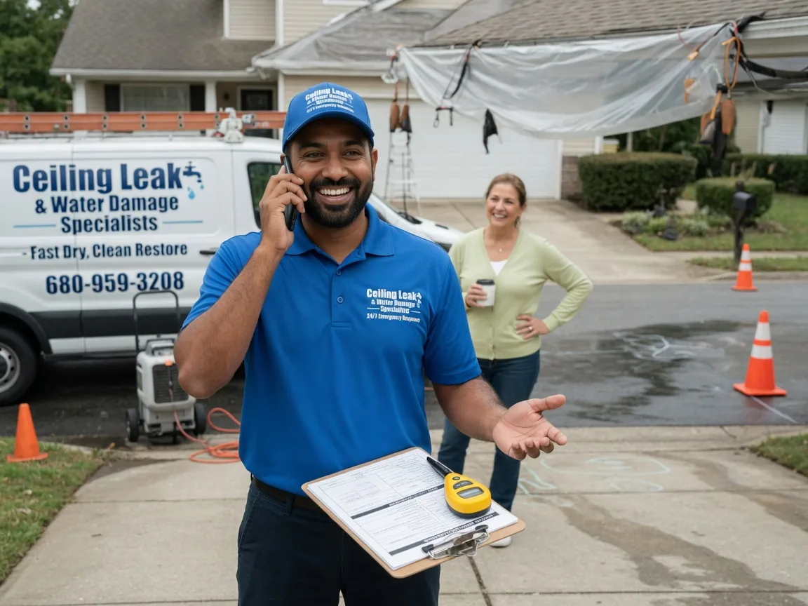 Ceiling Leak Cleanup Winfield, TX FAQs